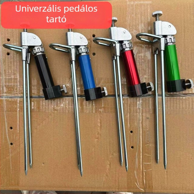Univerzális állítható rozsdamentes acél talajba szúrható horgászbot-tartó
