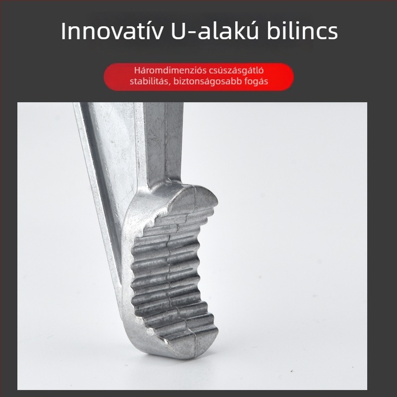 Alumíniumötvözetű híd- és csónakhorgászbot tartó korlátra