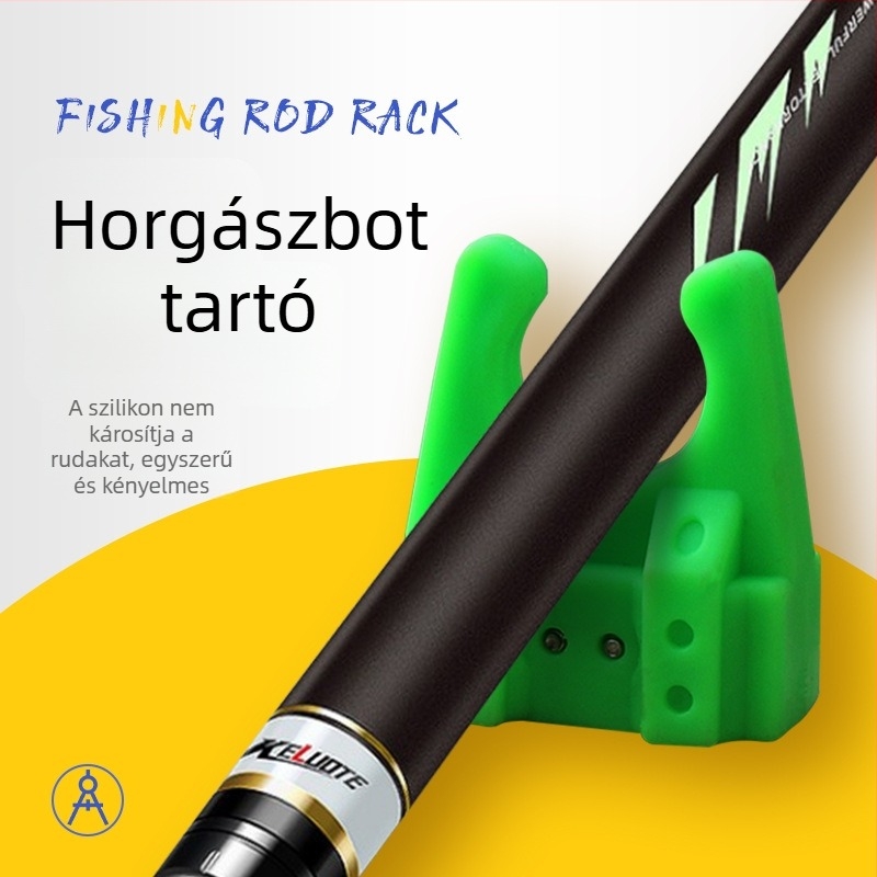 Szilikonból készült erős mágneses hajós horgászállvány, híd-stílusú bottartó, horgászati felszerelés kiegészítő