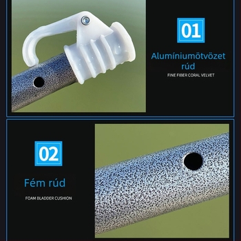 1,8–2,4 m hosszú horgász esernyő cseredarabok, alumínium ötvözetből