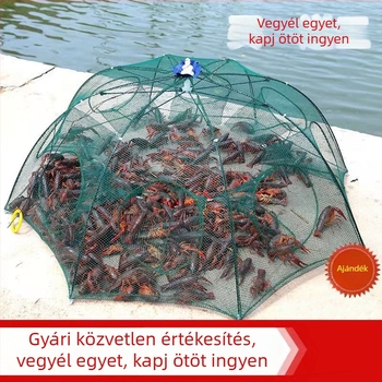 Akvakultúrához: garnéla ketrec, esernyő alakú ketrec és halászati ketrec