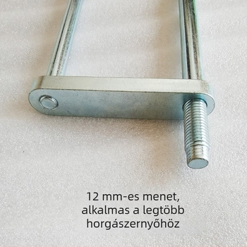 Rozsdamentes acélból készült horgász esernyő tartó leválasztható földszeggel