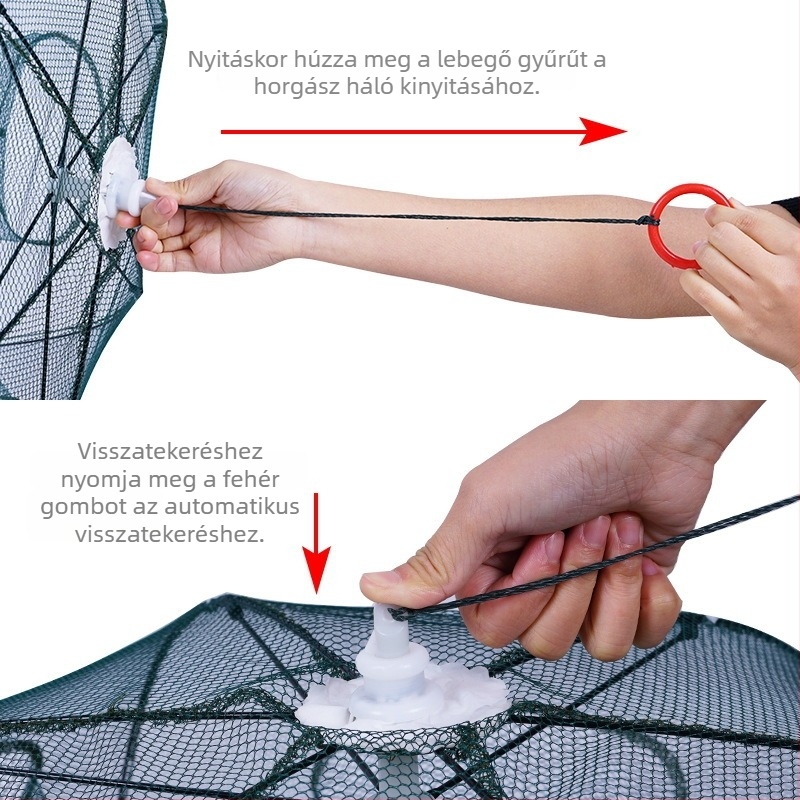 Yuxin horgászfelszerelés nylon – ernyőhálók, halászhálók, garnéla- és homárkosarak