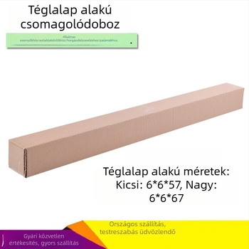Téglalap alakú kartoncsomagoló doboz autóablaktörlőkhöz, horgászfelszereléshez, növényekhez és virágokhoz, esernyőkhöz