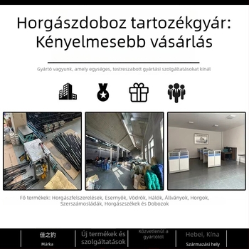 Többfunkciós oldaltáska horgászdobozhoz, univerzálisan megerősített vállpánt és horgászfelszerelési kiegészítők