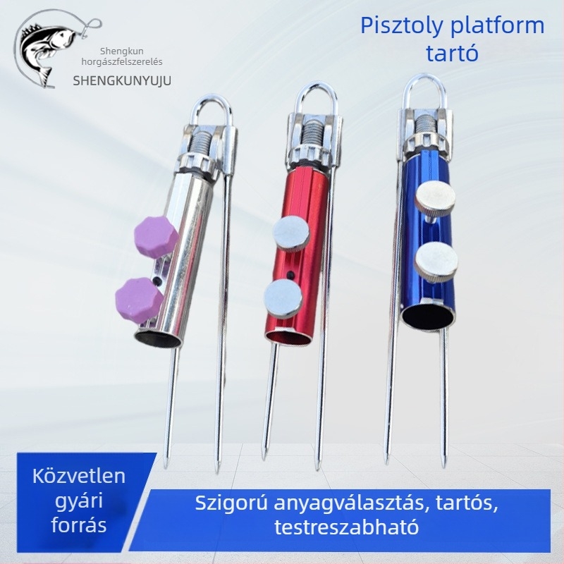 Személyre szabott univerzális fém tartó, megerősített háromszög talajcsatlakozóval, doboz és szék kettős használatra