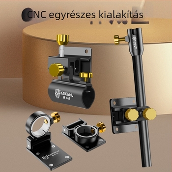 Universális háromrészes készlet magnézium- és alumínium ötvözetből horgászdoboz kiegészítőkhöz, élvédő burkolattal, forgó turret tartóval és halvédő tartóval