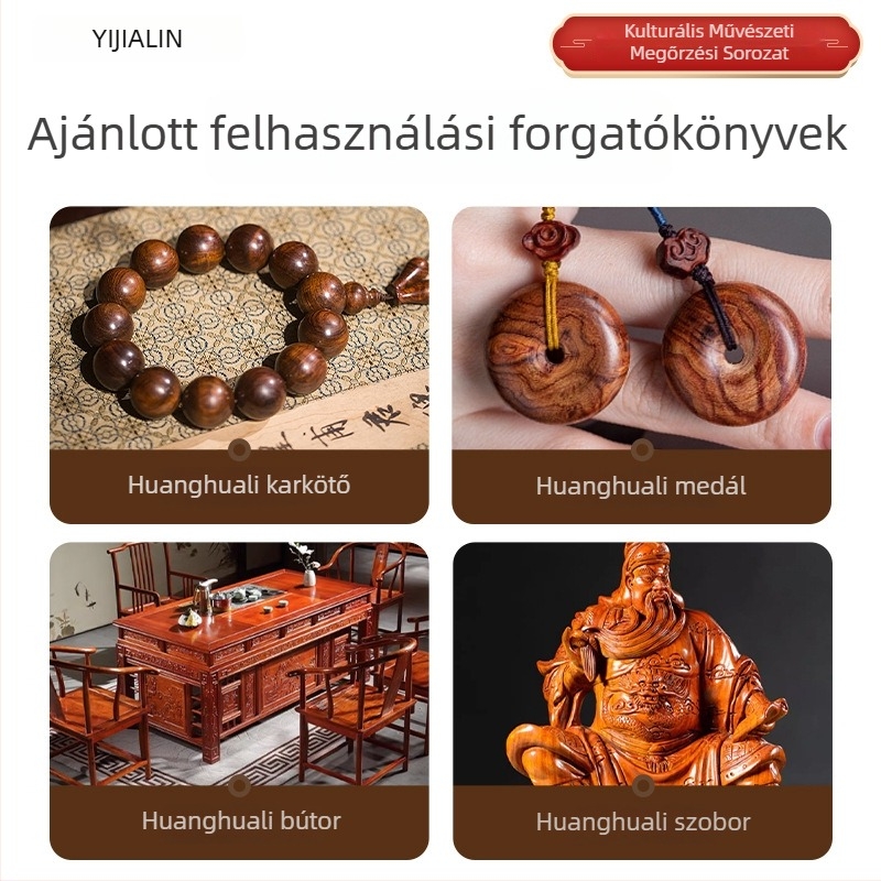 Huanghuali karkötő karbantartó olaj fa gyökérfaragványokhoz, olívaolaj-alapú befejezés, buddhista ima gyöngyökhöz és kézben tartott díszekhez, színezés és patinázás