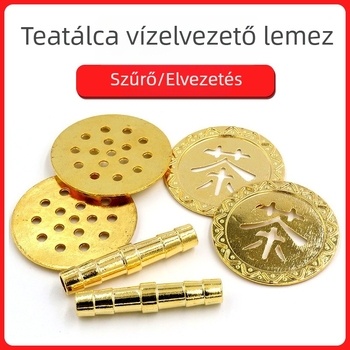 Rézcső és rézlemez teás tálcához és gyökeresen faragott teás asztalhoz – alkatrészek