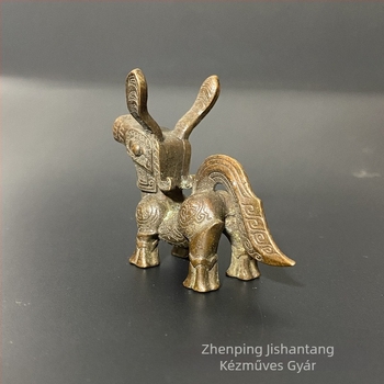 Sanxingdui ihletésű antik stílusú asztali dísz, otthoni dekoráció