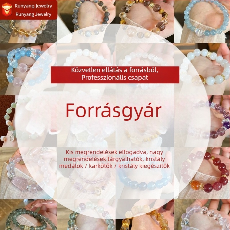 Személyre szabott természetes kristály készlet: nyers kristály kövek, kristálygömbök, kristály kavics, kristályfa, kristálybarlang, kristályoszlop és karkötő