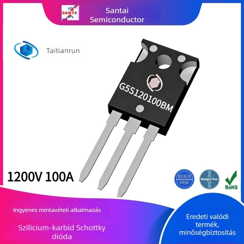 G5S120100BM SiC Schottky dióda 1200V 100A — nagy áramú, nagy teljesítményű