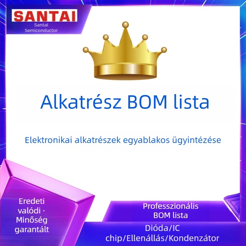 Elektronikus alkatrészek: BOM lista, diodák, IC chipek, MOS tranzisztorok, ellenállások, kondenzátorok — egy helyen történő beszerzés