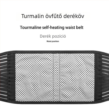 Turmalin önmelegítő deréköv férfiak és nők számára, mágneses fűtésű deréköv sporthoz és hasizom-támaszhoz