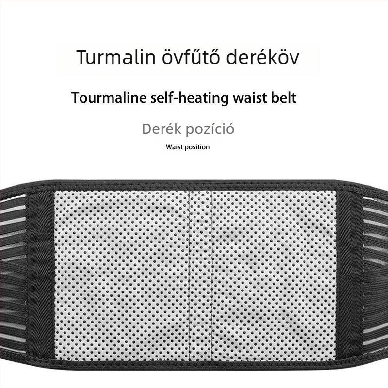 Turmalin önmelegítő deréköv férfiak és nők számára, mágneses fűtésű deréköv sporthoz és hasizom-támaszhoz