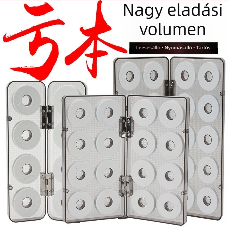 Horgászfelszerelés készlet: fő vonal doboz, szilikon vonal szervező, úszó doboz, ólom súly tartó, nyolc gyűrűs úszóülés, Space Beans