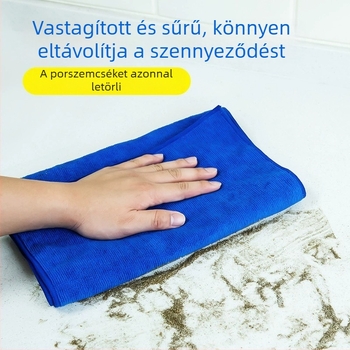 Perforált felmosókendő mágikus felmosófejhez, vastagabb nedvszívó mikroszálas törlőrongy háztartási padló tisztításához