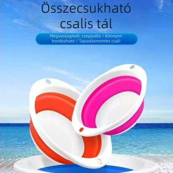 Összecsukható etetőtál — hordozható csaliedény műanyagból