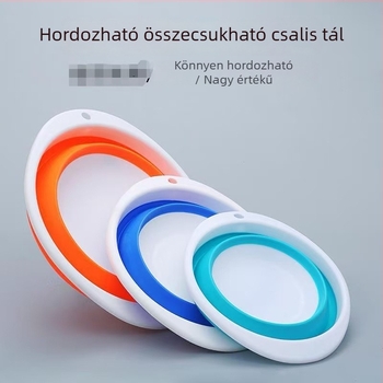 Összecsukható etetőtál — hordozható csaliedény műanyagból