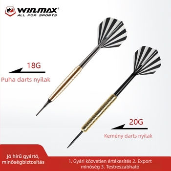Ón-darts készlet 18 g és 20 g, puha és kemény heggyel, belső használatra, edzésre és versenyekre