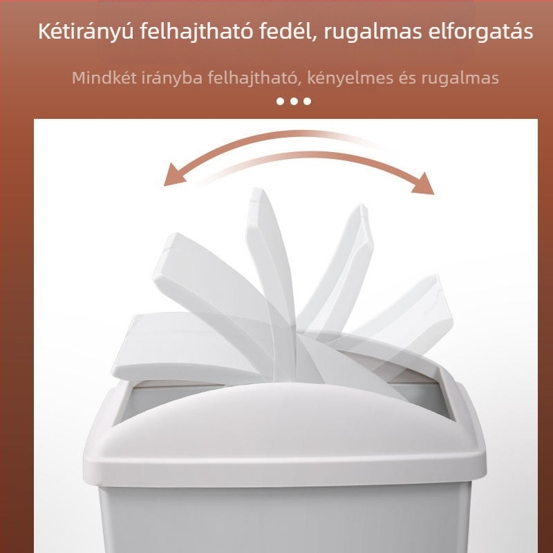 Meiliya 10 L műanyag szemetes érzékelős fedéllel, keskeny hengeres forma, szag elleni funkció, otthon, nappali, konyha, iroda, fürdőszoba számára