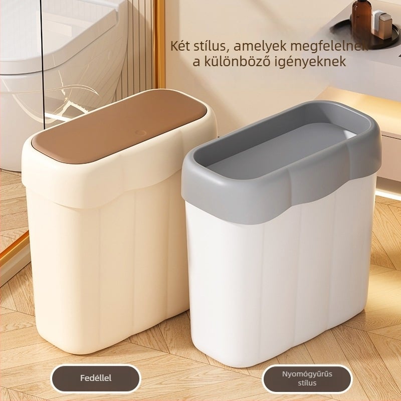 Fedeles keskeny szemetes irodába, otthonra, fürdőbe, konyhába és nappaliba