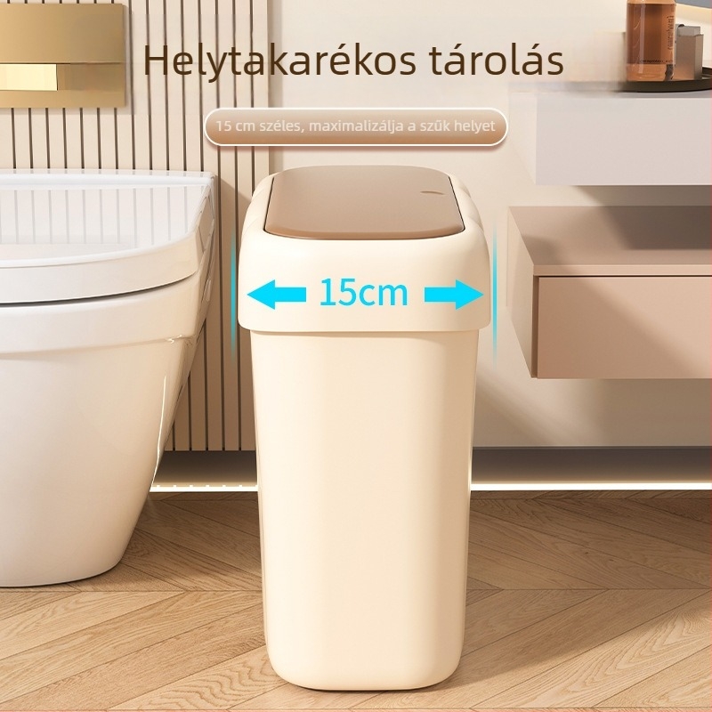 Fedeles keskeny szemetes irodába, otthonra, fürdőbe, konyhába és nappaliba