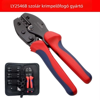 MC4 napelem kábel CM4 csatlakozó LY-2546B terminál krimpelő készlet