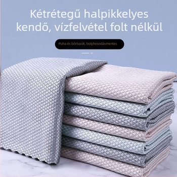 Mikroszálas tisztítókendő üveghez és ablakokhoz – nedvszívó konyhai törlőkendő