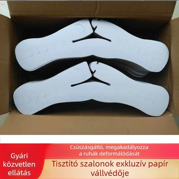 Egyszer használatos vállpárna papír ruhafogasokhoz