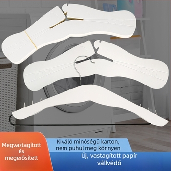 Egyszer használatos vállpárna papír ruhafogasokhoz