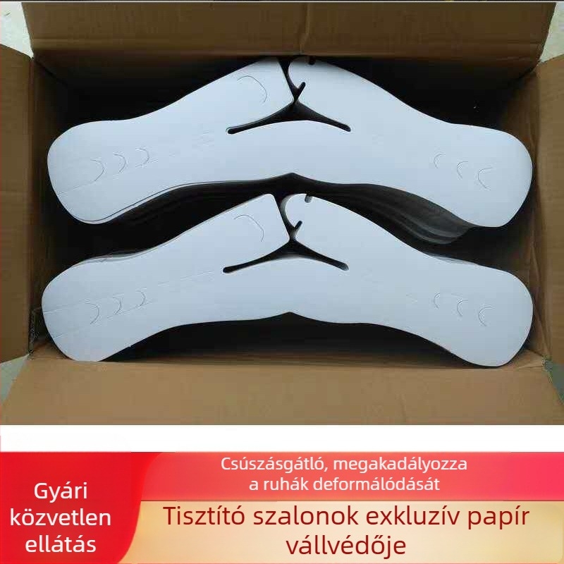 Egyszer használatos vállpárna papír ruhafogasokhoz