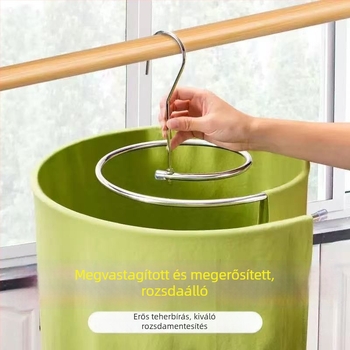Kör alakú forgó ruhaszárító állvány erkélyre – otthoni használatra, többfunkciós