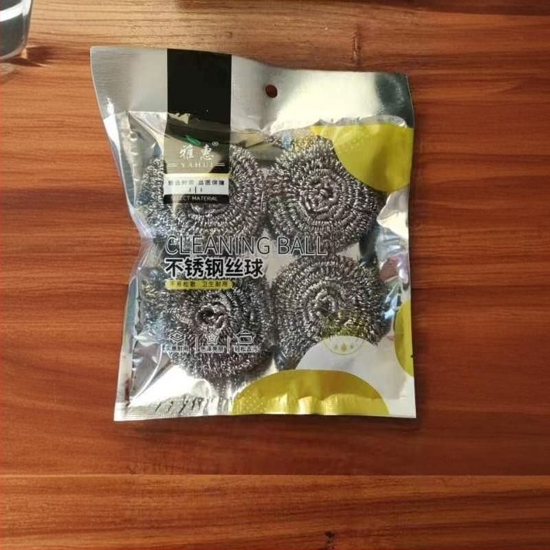 Konyhai rozsdamentes acél tisztító gömb