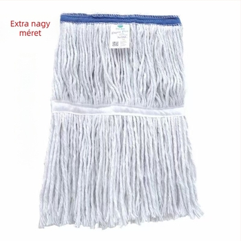 28 cm-es nagy pamutfonalú mop, régi típusú padló-mop