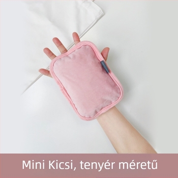 Tölthető melegvíz zacskó – kis méretű, kézben tartható melegítő arcra és szemre, mini hasmelegítő kompresszió