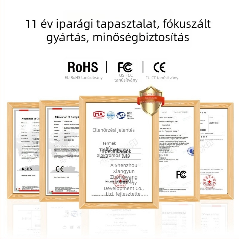 USB-s táplált elektromos kézmelegítő és melegítő párna, 30×50 cm, összecsukható, rejtett patenttal