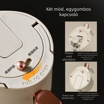 Három az egyben olajspray üveg automatikus nyitó kupakkal, konyhai üveges olajtartó, szivárgásmentes, többfunkciós permetező olaj