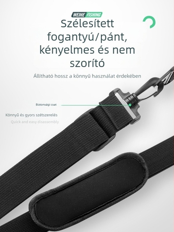 Weihe Sports Piros Horgászbot Táska, Típus A, 46 cm, 403 g, Hordozható Szerelék-tároló Hátizsák