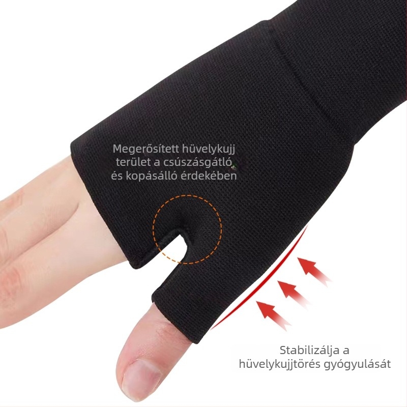 Palmavédő kesztyű kültéri kerékpározáshoz és hegymászáshoz, csuklótámogatással