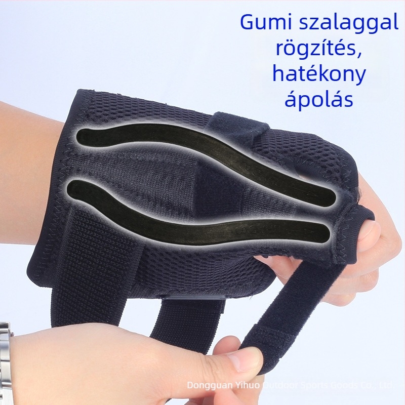 Légáteresztő hüvelykujj- és csukló rögzítő, felnőtteknek, uniszex, ínhüvely védelme, kosárlabdához