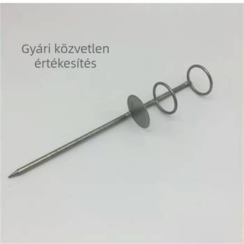 Tengeri horgászbot tartó egyetlen behelyezéssel és dupla gyűrűvel