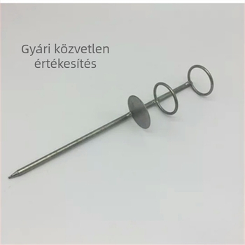 Tengeri horgászbot tartó egyetlen behelyezéssel és dupla gyűrűvel