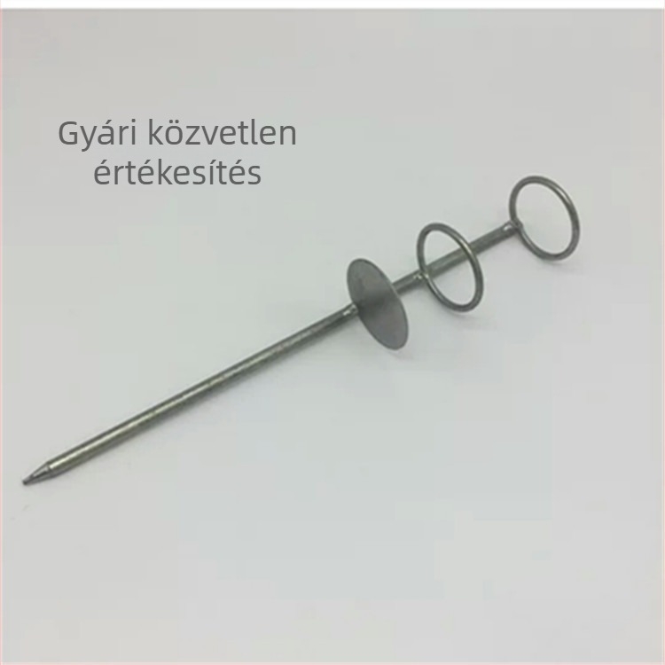 Tengeri horgászbot tartó egyetlen behelyezéssel és dupla gyűrűvel