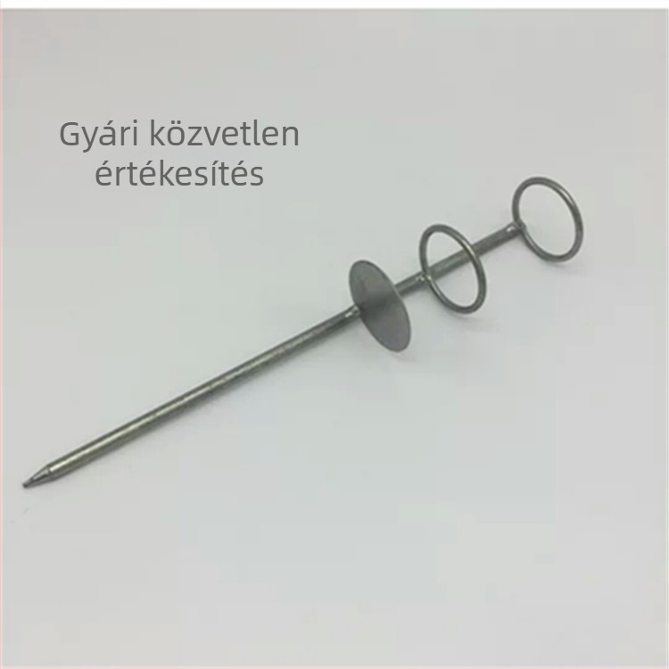 Tengeri horgászbot tartó egyetlen behelyezéssel és dupla gyűrűvel