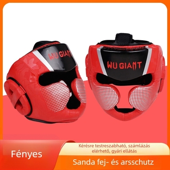 Személyre szabott fej- és arcvédő Sanda, Taekwondo és Muay Thai számára — felnőtt védőfelszerelés edzéshez