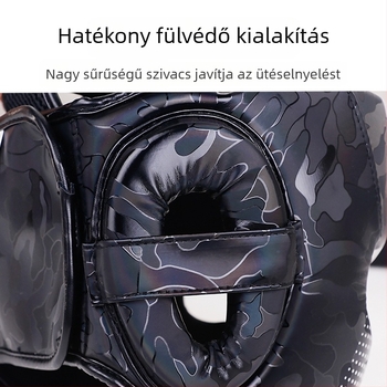 Személyre szabott fej- és arcvédő Sanda, Taekwondo és Muay Thai számára — felnőtt védőfelszerelés edzéshez