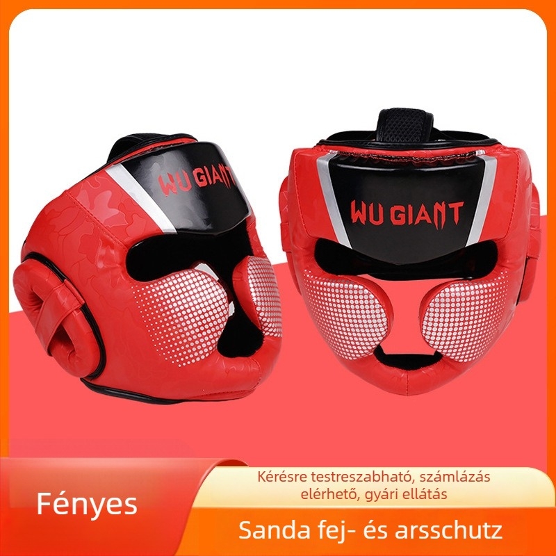 Személyre szabott fej- és arcvédő Sanda, Taekwondo és Muay Thai számára — felnőtt védőfelszerelés edzéshez