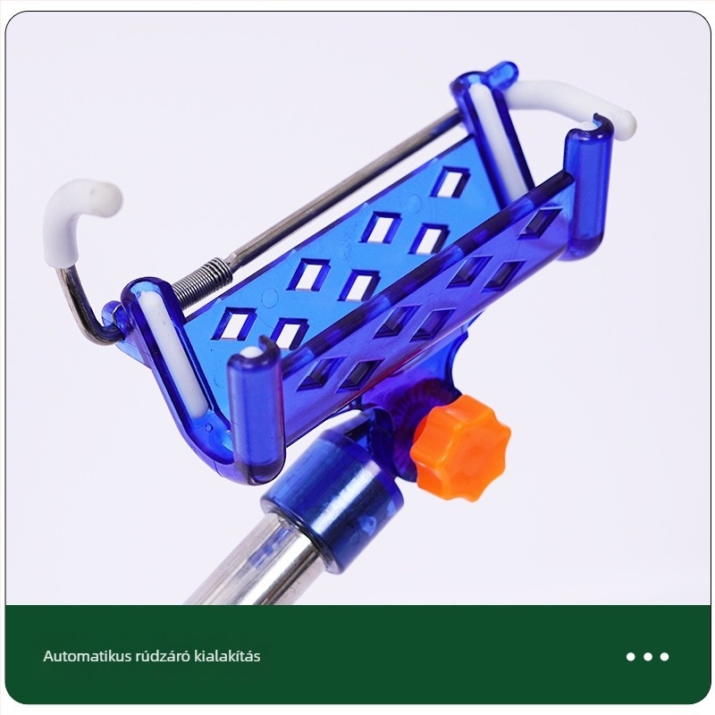Rozsdamentes acél raft horgászbot tartó automata zárral, anti-drop, torony-stílusú kivitel