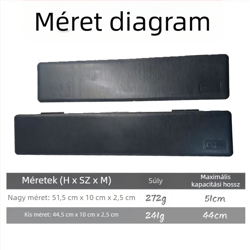 Nagy kapacitású fekete műanyag horgászúszó tároló doboz